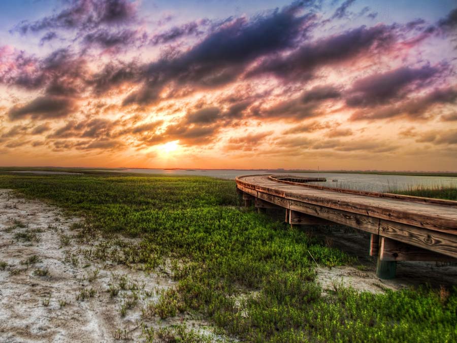 Matagorda Wetlands Sunset